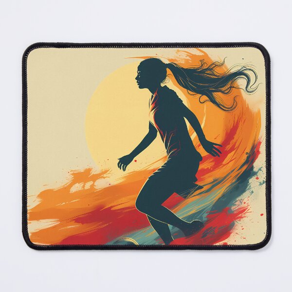 Item preview, “Championing Women in Sports: A Tribute Piece” designed and sold by Art-Vortex-fr.