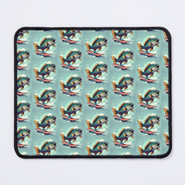 Item preview, FISH & SKATEBOARD designed and sold by AmazingBackDrop.