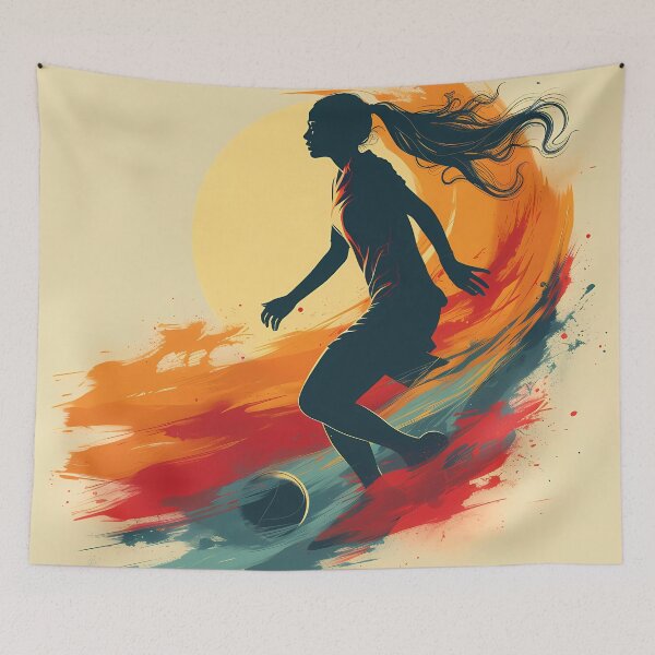 Item preview, “Championing Women in Sports: A Tribute Piece” designed and sold by Art-Vortex-fr.