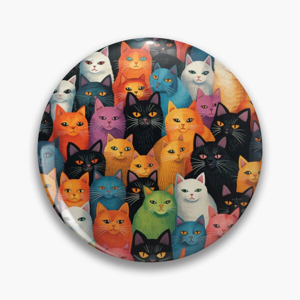 Item preview, Beauty meowy cats pattern designed and sold by SmileshareShop.