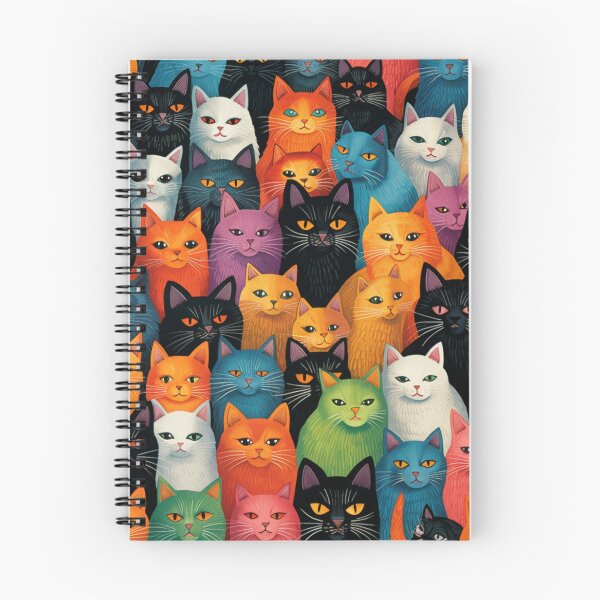 Item preview, Beauty meowy cats pattern designed and sold by SmileshareShop.