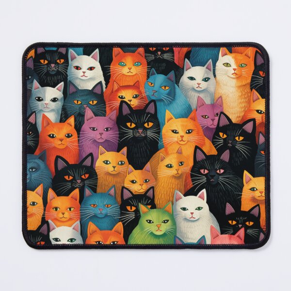 Item preview, Beauty meowy cats pattern designed and sold by SmileshareShop.