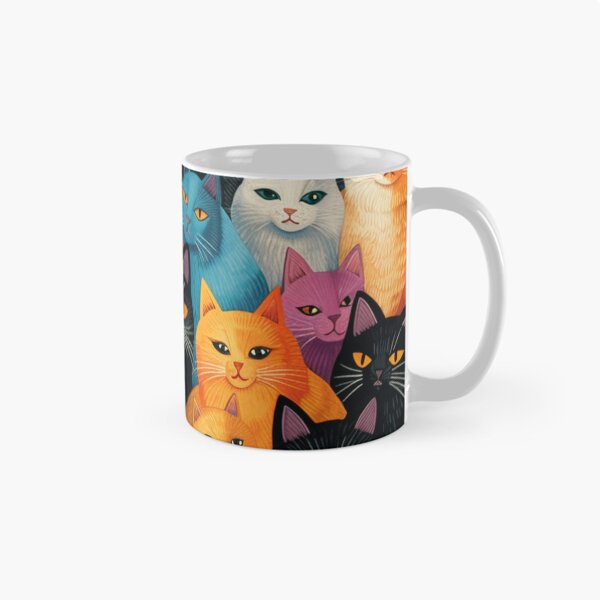 Item preview, Beauty meowy cats pattern designed and sold by SmileshareShop.