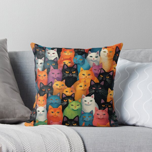 Item preview, Beauty meowy cats pattern designed and sold by SmileshareShop.