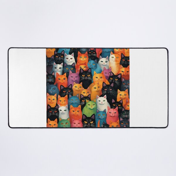Item preview, Beauty meowy cats pattern designed and sold by SmileshareShop.