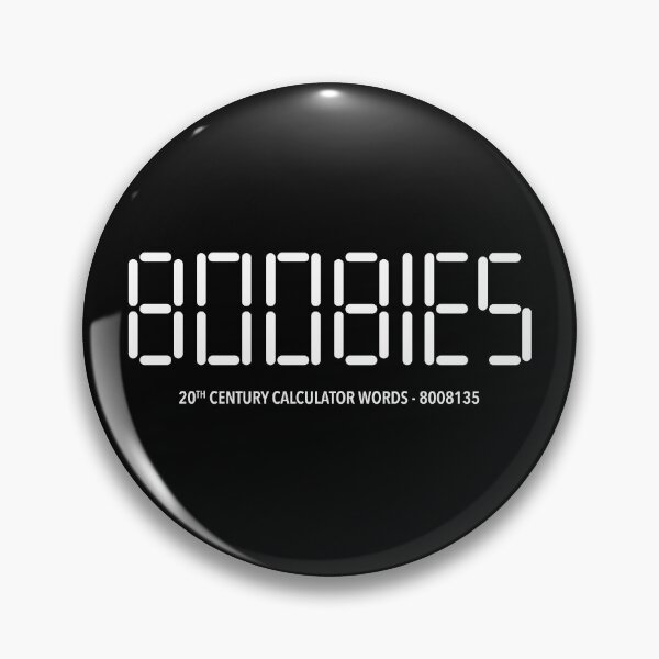 Item preview, Calculator Words - Boobies designed and sold by twHistory.