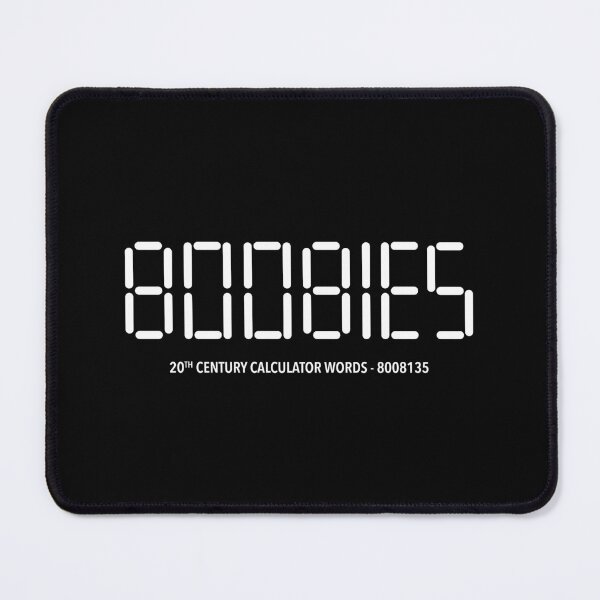 Item preview, Calculator Words - Boobies designed and sold by twHistory.