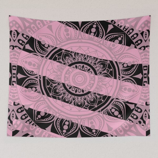 Item preview, Stripes and Mandala Flower designed and sold by LemonFun.