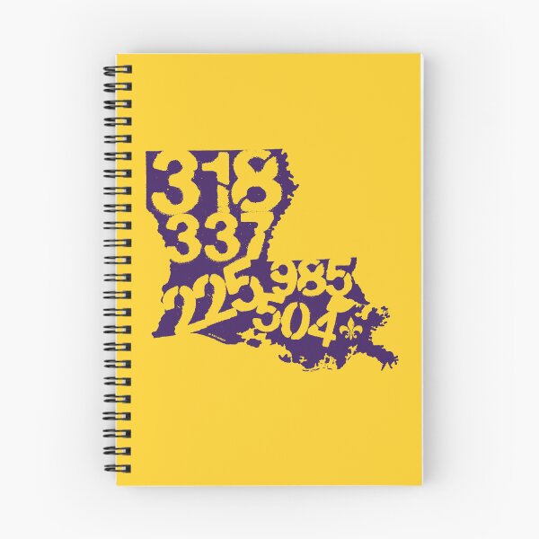 Item preview, Louisiana area codes (purple color) designed and sold by gokartdesigns.