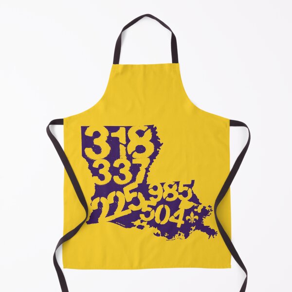Item preview, Louisiana area codes (purple color) designed and sold by gokartdesigns.