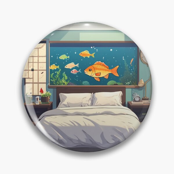 Item preview, FISHS & BEDROOM designed and sold by AmazingBackDrop.