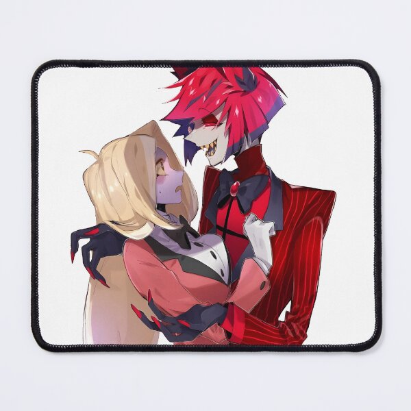 Item preview, Alastor hugs Charlie - hazben hotel designed and sold by OmniArtStudio.