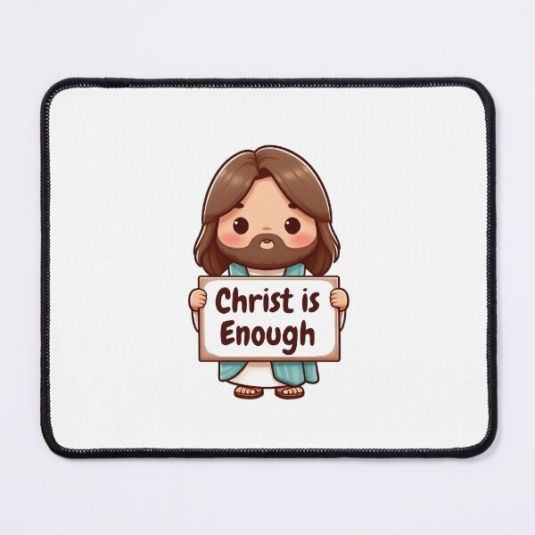 Item preview, Christ is Enough, Gifts with Christian quotes designed and sold by GiftedFaith.