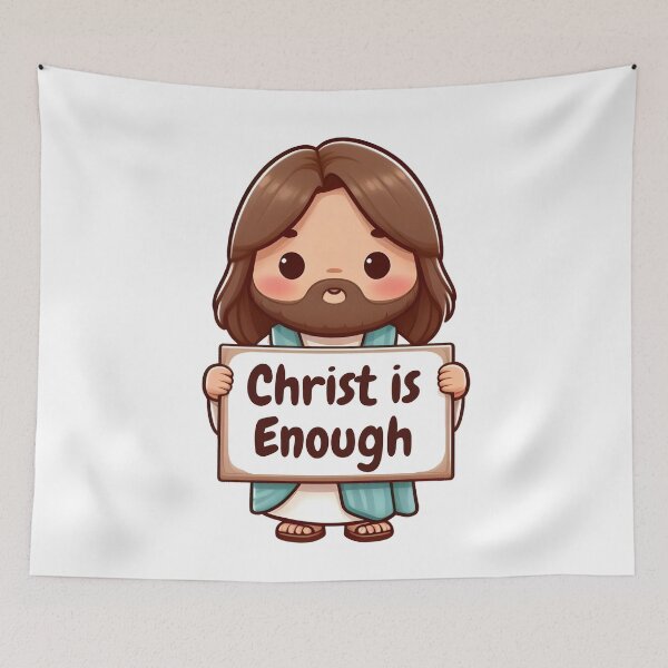 Item preview, Christ is Enough, Gifts with Christian quotes designed and sold by GiftedFaith.