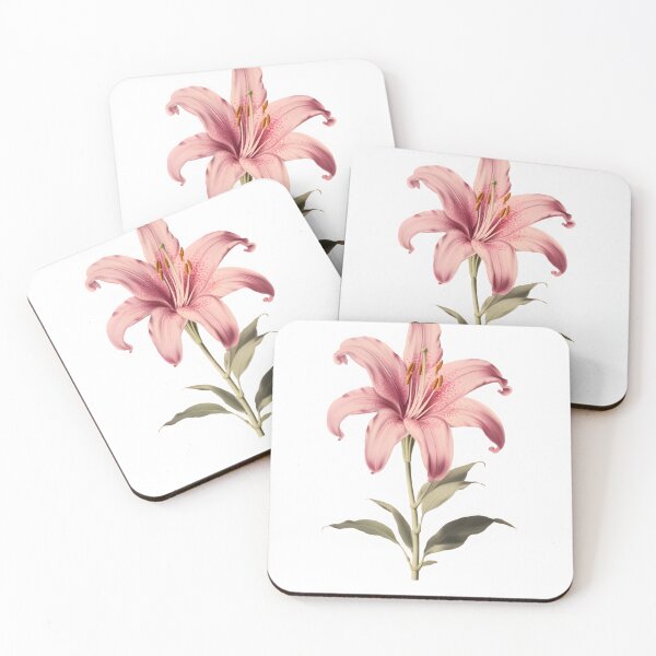 Item preview, Pink Lilium designed and sold by KookyStudioArt.