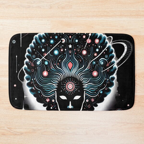 Item preview, Afrofuturism Afro Girl Sci-fi Art designed and sold by KitonicTees.