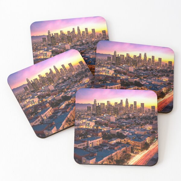 Item preview, Sunset City View - Declan's Balcony - Cedarwood designed and sold by AmberRoseWrites.