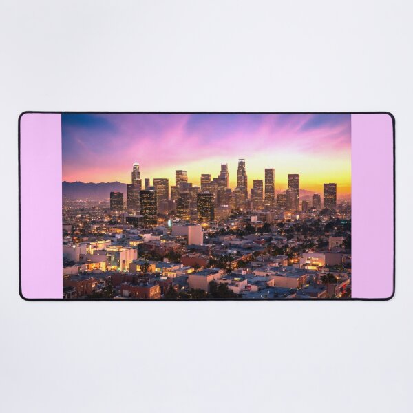Item preview, Sunset City View - Declan's Balcony - Cedarwood designed and sold by AmberRoseWrites.