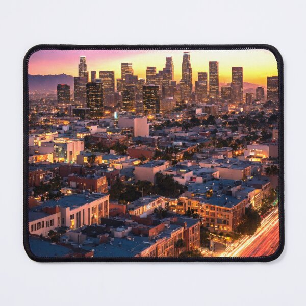 Item preview, Sunset City View - Declan's Balcony - Cedarwood designed and sold by AmberRoseWrites.