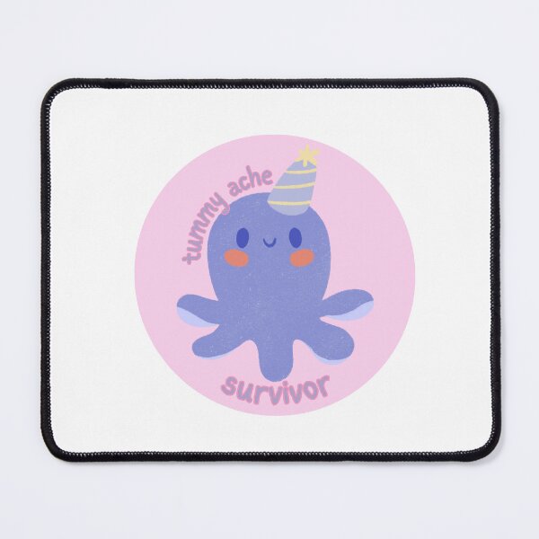Item preview, cute little tummy ache survivor designed and sold by disableddaydreamer .