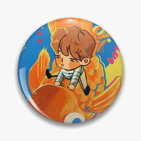 Item preview, Fish and Bangtan Chibi  designed and sold by Janalewis.
