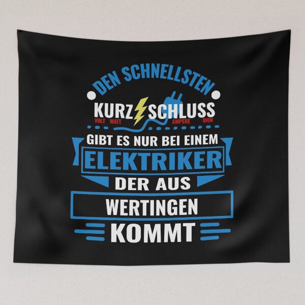 Item preview, WERTINGEN - We have the best electricians, no one gets it so fast. designed and sold by NoriTEEs.