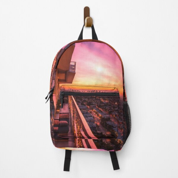 Item preview, Sunset City - Declan's Balcony - Cedarwood designed and sold by AmberRoseWrites.
