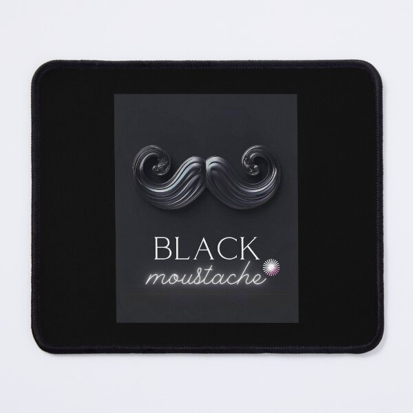 Item preview, Black moustache designed and sold by silent-violin.