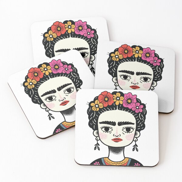 Item preview, Iconic Frida Kahlo Portrait - Colorful Tribute designed and sold by Hirazubair.