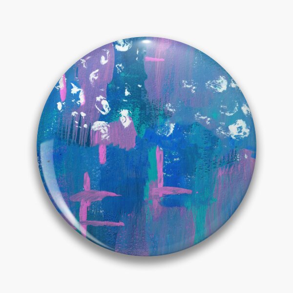Item preview, Abstract Bubbles // Teal Blue designed and sold by LaraElsieDesign.