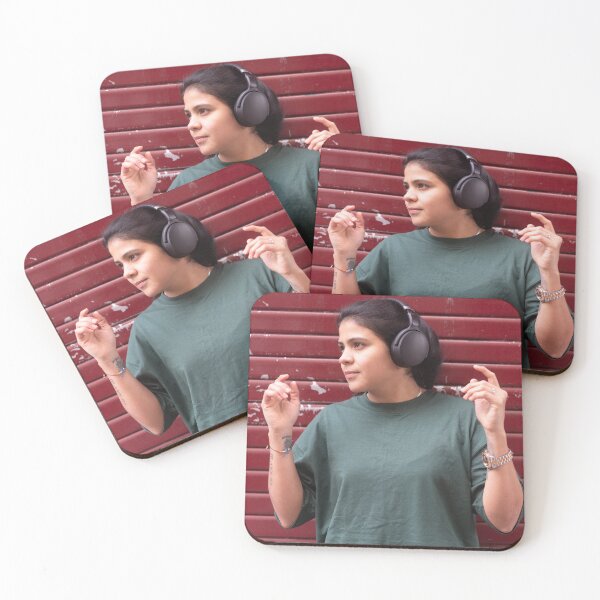 Item preview, Girl with headphones cool vibes designed and sold by EmporioFoto.