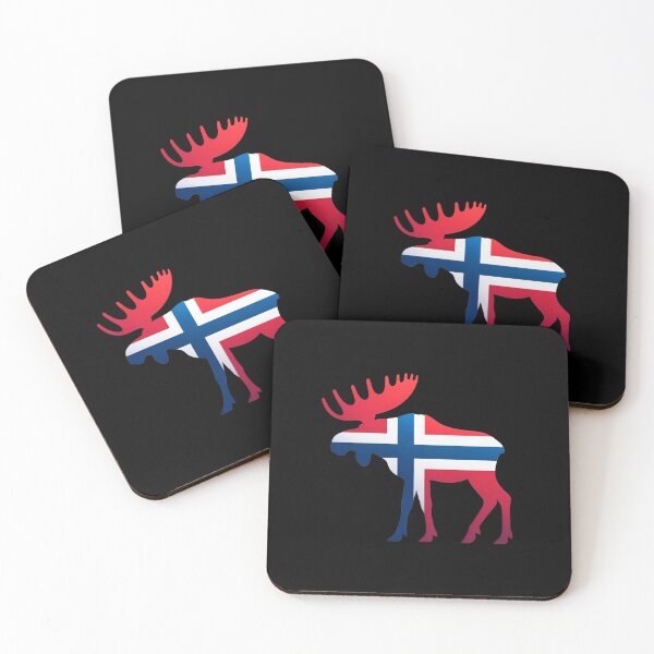 Item preview, Norwegian Flag And Moose designed and sold by Pati-Design.
