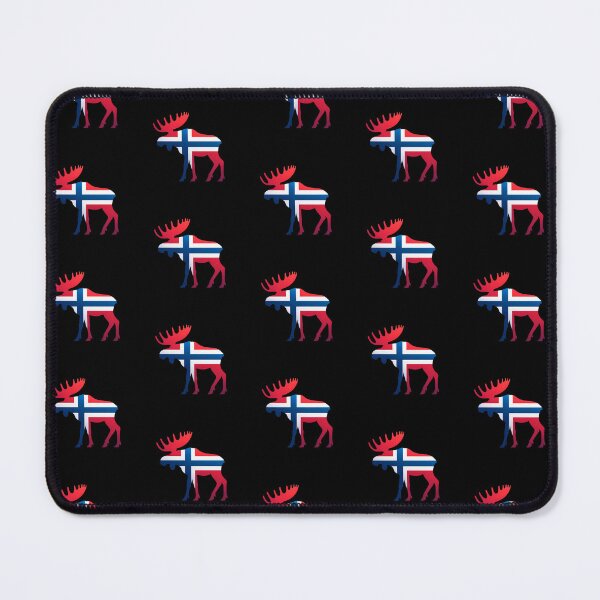 Item preview, Norwegian Flag And Moose designed and sold by Pati-Design.