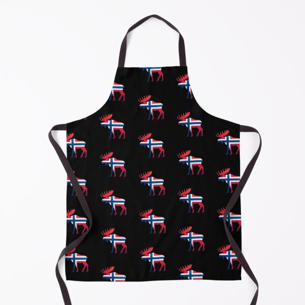 Item preview, Norwegian Flag And Moose designed and sold by Pati-Design.