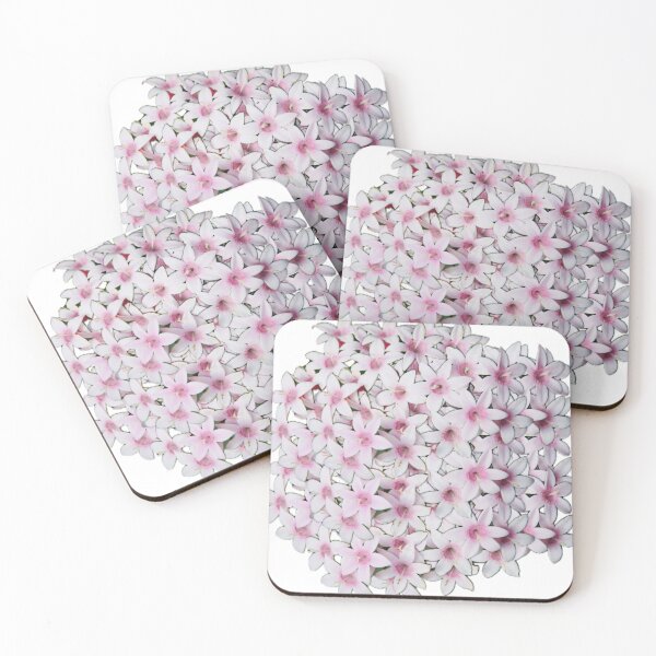 Item preview, Wave of White and Pink Floral Photography - Pentas Iancelata, the Egyptian Starcluster designed and sold by Victoria Rose.
