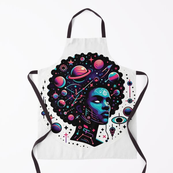 Item preview, Afro-futurism Afro Girl designed and sold by KitonicTees.
