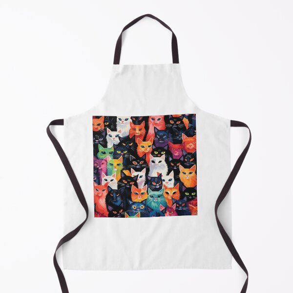 Item preview, Beauty meowy cats pattern designed and sold by SmileshareShop.