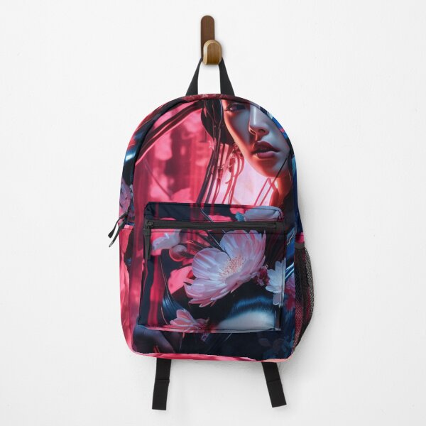 Item preview, Neon Cyberpunk Geisha Artistic Tee designed and sold by TomorrowsRegret.