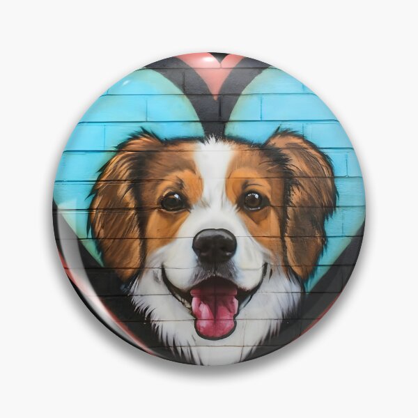Item preview, Joyful Canine Heart Mural designed and sold by Quirky Shirts.