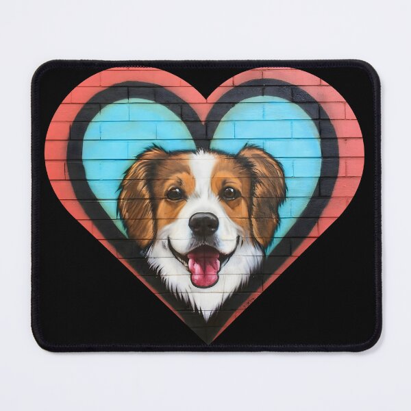 Item preview, Joyful Canine Heart Mural designed and sold by Quirky Shirts.