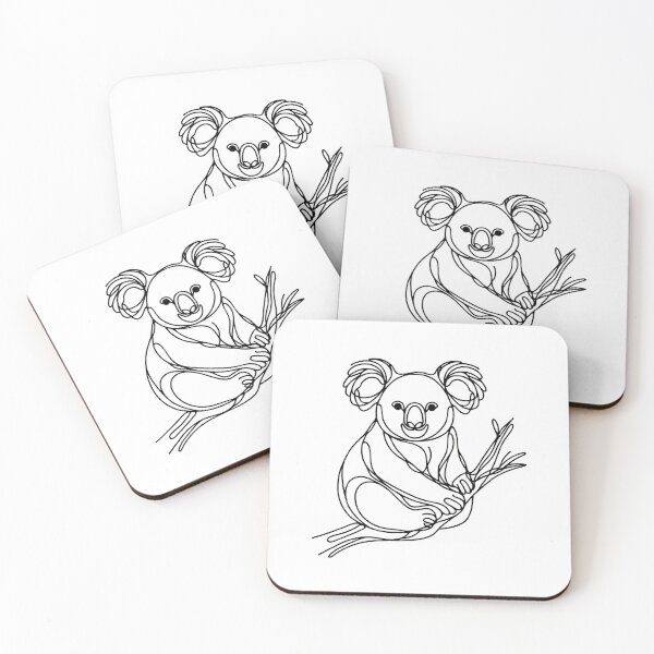 Item preview, Line Art: Koala designed and sold by CreativeSparkzz.