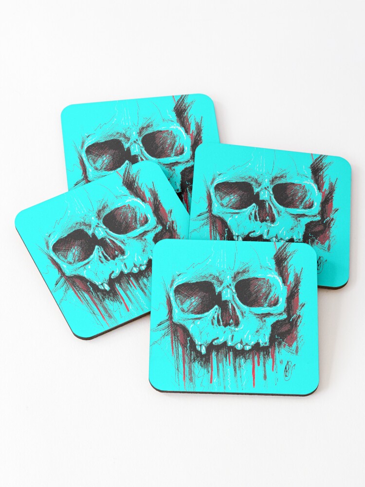 Thumbnail 1 of 5, Coasters (Set of 4), Acid designed and sold by PathosArt.