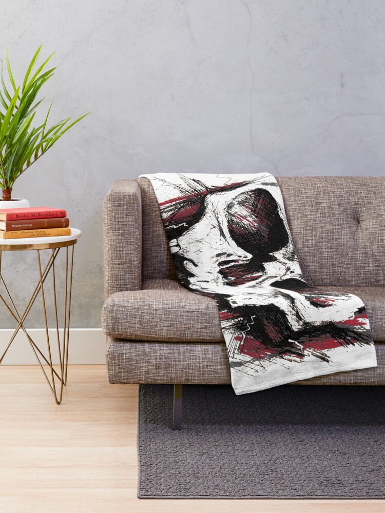 Thumbnail 2 of 6, Throw Blanket, Acid designed and sold by PathosArt.