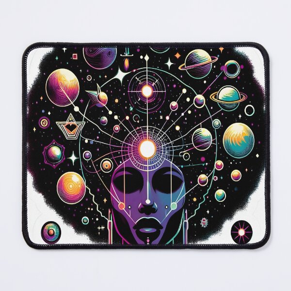 Item preview, Afro-futurism Afro Girl Art designed and sold by KitonicTees.