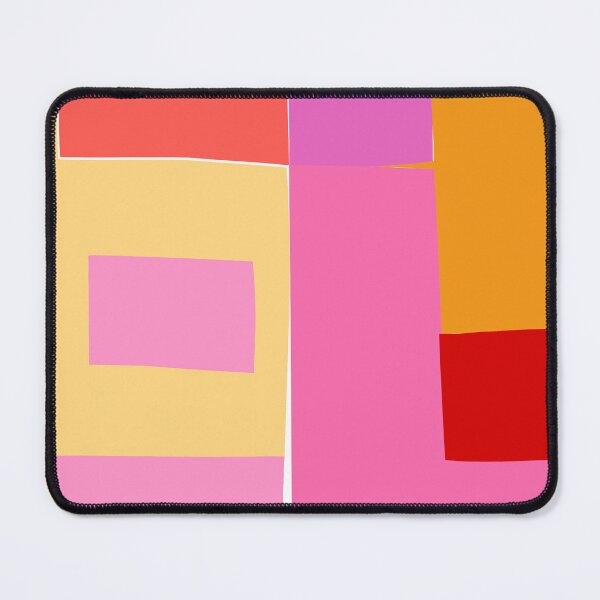 Item preview, Mosaic Brights 2 | Color Blocking | Pink, Magenta, Red, Yellow designed and sold by Menega  Sabidussi.
