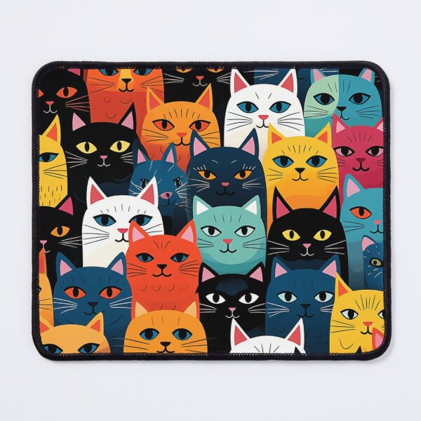 Item preview, Beauty meowy cats cute pattern designed and sold by SmileshareShop.