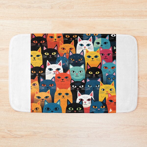 Item preview, Beauty meowy cats cute pattern designed and sold by SmileshareShop.