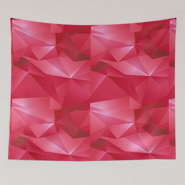 Item preview, Ruby Origami For  Abstract Geometric  Lovers designed and sold by KrisRubinArt.