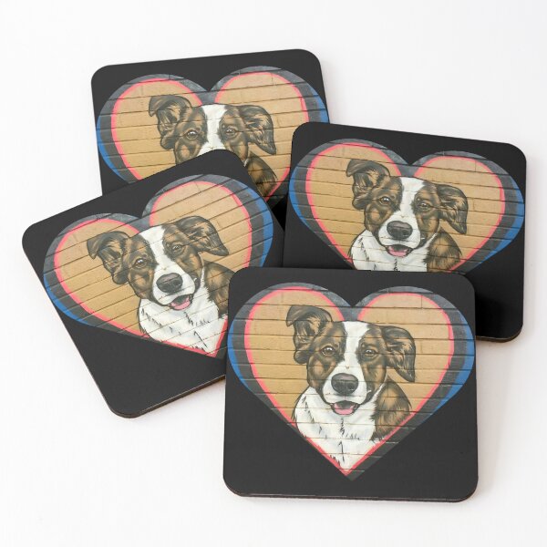 Item preview, Loyal Companion Heart Mural designed and sold by Quirky Shirts.