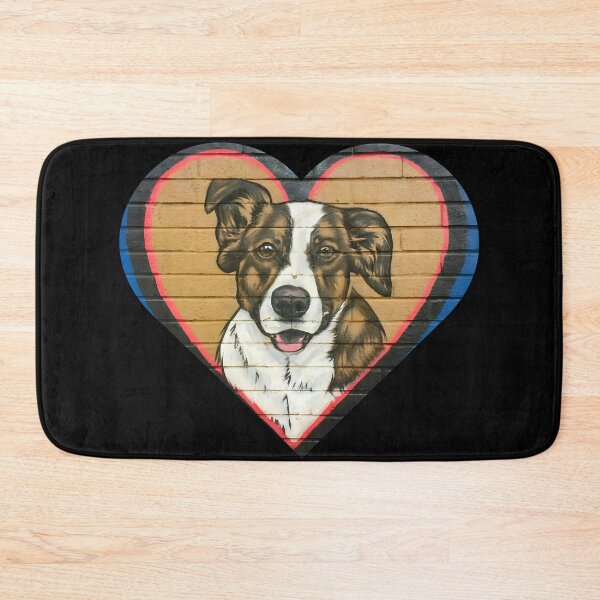 Item preview, Loyal Companion Heart Mural designed and sold by Quirky Shirts.